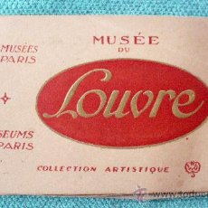 Postales: MUSEE LOUVRE, PARIS, BLOC DE POSTALES. Lote 35875057