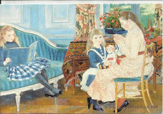 Postales: DIBUJO DE RENOIR - Foto 1