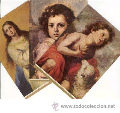 Postales: 3 Postales cuadros de MURILLO - MUSEO DEL PRADO - Foto 1