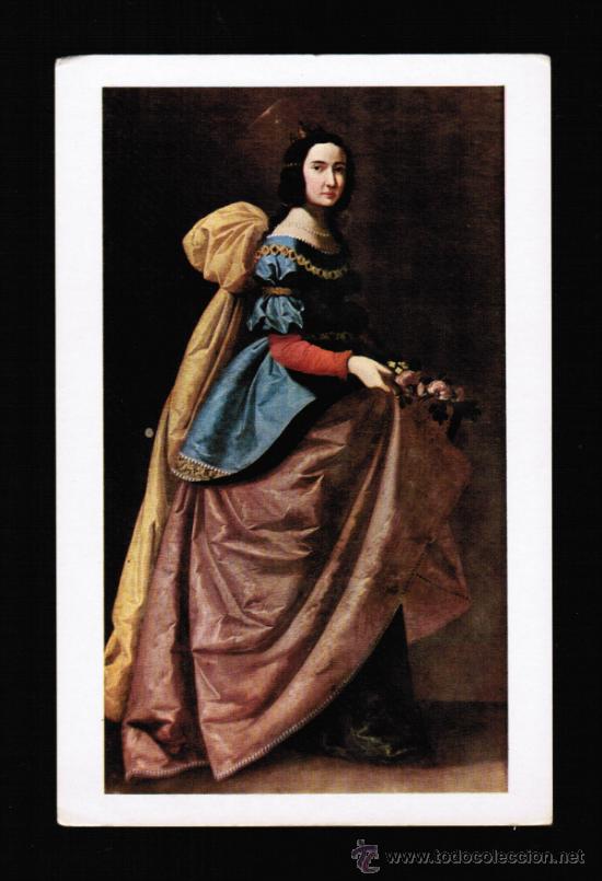 Postales: POSTAL MUSEO DEL PRADO - ZURBARAN. SANTA CASILDA