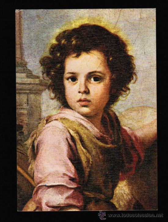 Postales: POSTAL TEMA ARTE - MURILLO. EL BUEN PASTOR - Foto 1