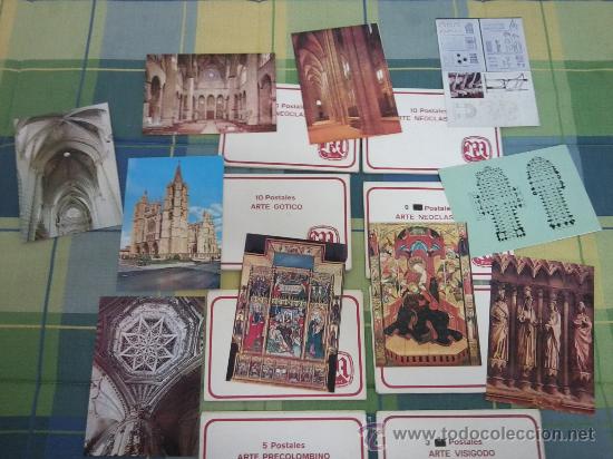 Postales: 8 SOBRES DE POSTALES DE ARTE. - Foto 2