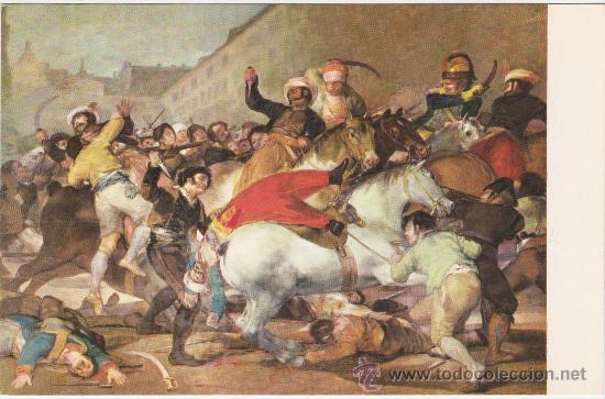Postal De Goya El Dos De Mayo De 1808 En Madrid Buy Old Postcards Of Art At Todocoleccion