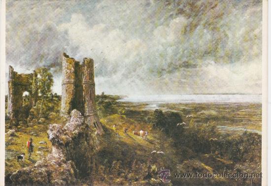 POSTAL DE JOHN CONSTABLE- OBRA HADLEIGH CASTLE -SIN CIRCULAR.