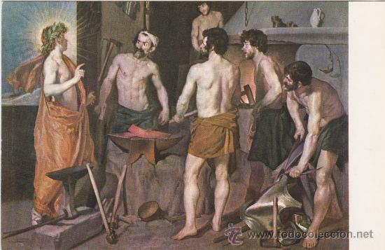 Postales: POSTAL DE VELAZQUEZ- OBRA LA FRAGUA DE VULCANO-MUSEO DEL PRADO- SIN CIRCULAR.