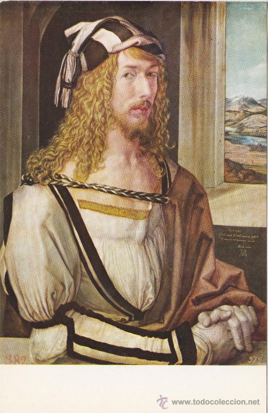 Postales: POSTAL DE DURERO- OBRA AUTORETRATO- MUSEO DEL PRADO - SIN CIRCULAR.