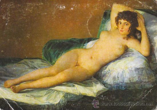 Postales: Goya, La maja desnuda - Foto 1