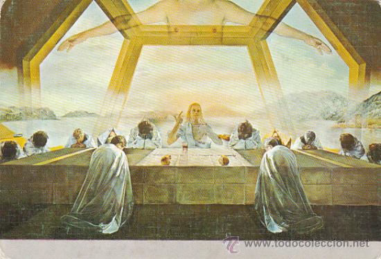 Postales: Dali, La cena (Figueras) - Foto 1