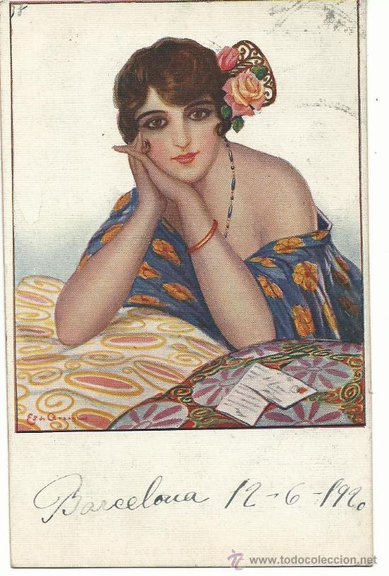 Postales: EDICIONES VICTORIA N&ordm; 514 ILUSTRA E. ARACIL / CIRCULADA 1920 - Foto 1