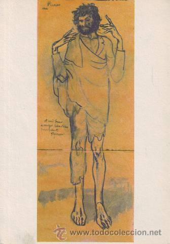 Postkarten: LE FOU. The Lunatic. Mus&eacute;e d'Art moderne, Barcelone. PICASSO