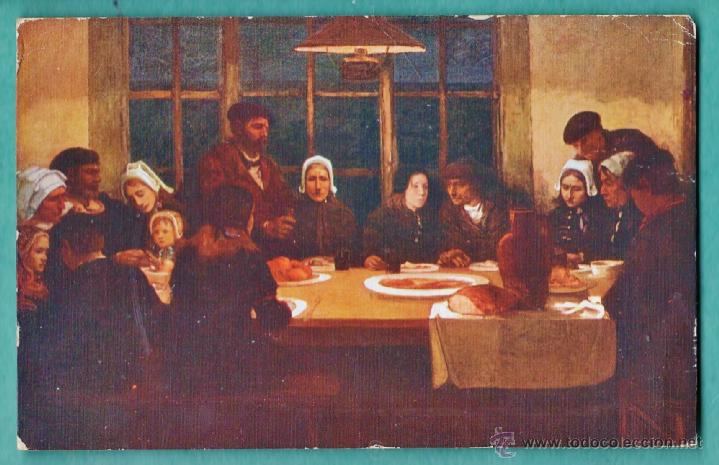 Postales: postal arte - la tierra del mar - ch. cottet - museo de luxembourg - escrita - a&ntilde;os 10