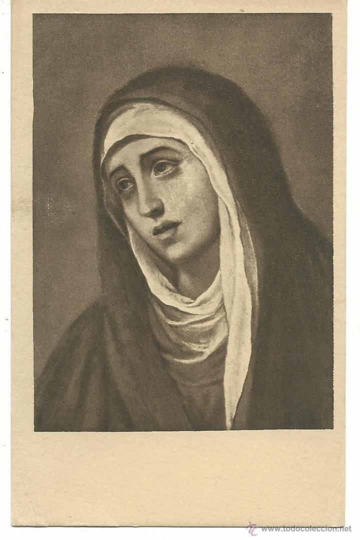 Postales: MURILLO.-LA VIRGEN DE LOS DOLORES.-MUSEO DEL PRADO N&ordm; 977.-H.A.E