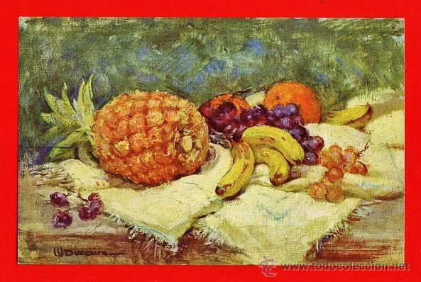 Postales: postal arte - pintura bodegon - frutas - il. ducaira - n 563 - ed. stehli - nueva - a&ntilde;os 50 -