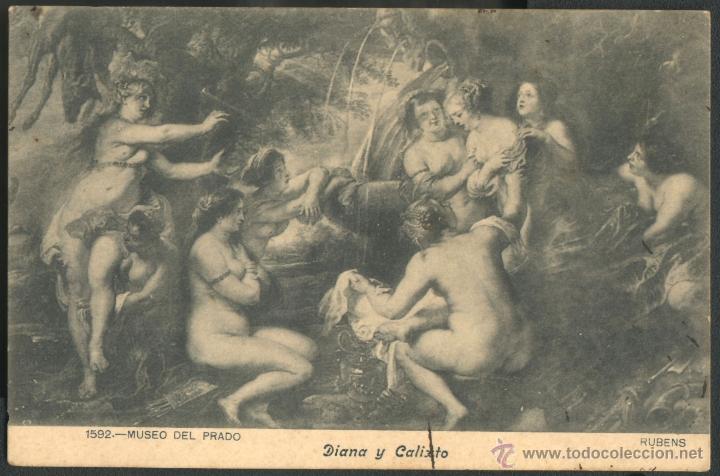 Postales: DIANA Y CALIXTO - RUBENS - Foto 1