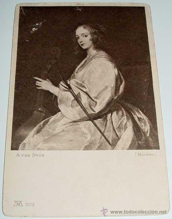 Postkarten: ANTIGUA POSTAL DEL CUADRO DE A. VAN DYCK - SIN CIRCULAR