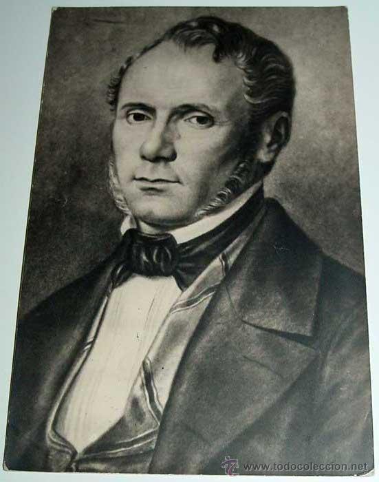 Postales: ANTIGUA POSTAL CON EL RETRATO DE EL PINTOR FLORENTINO DE CRAENE, NACIDO EN BELGICA EL 26-10-1793- SI
