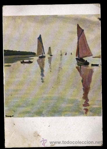 Postales: A. MARQUET. BARCOS EN LA ROCHELLE. - Foto 1