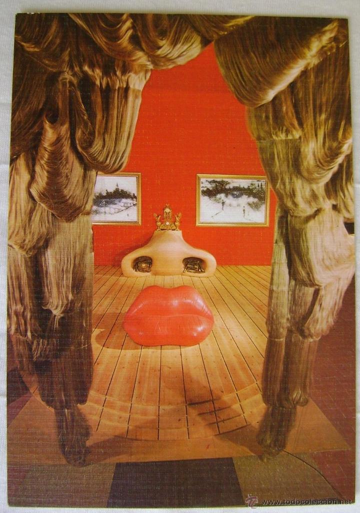 Postales: LA CARA DE MAE WEST. EDICIONES FUNDACI&Oacute;N GALA-DAL&Iacute; - Foto 1