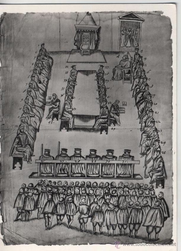 Postais: Postal The Trial of Mary Queen of Scots