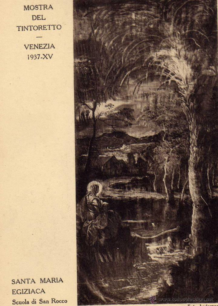 Postales: Tintoretto, Venecia 1.937. - Foto 1