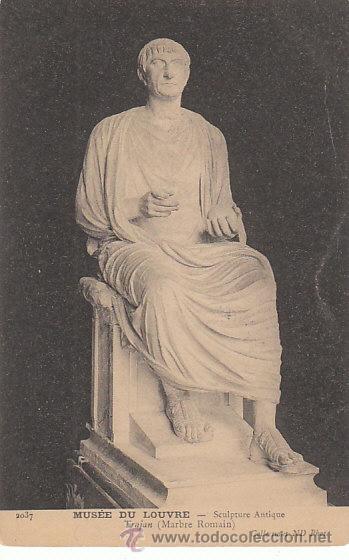 Postales: Estatua de Trajano, Museo del Luvre, Paris - Foto 1