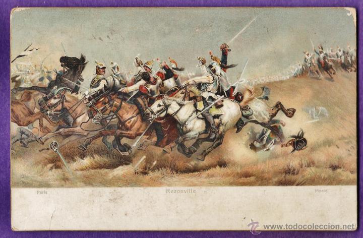 Postales: postal - militar - rezonville - morot - ed. francesa - escrita en 1907 - principios siglo xx -