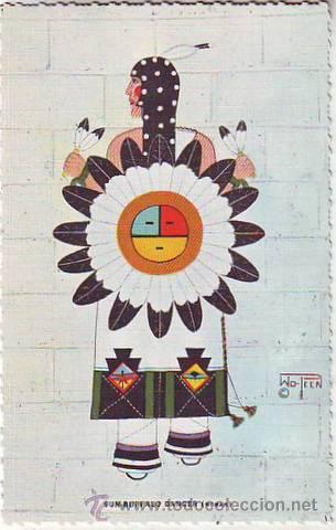 Postkarten: WO PEEN: SUN-BUFFALO DANCER (Woman).