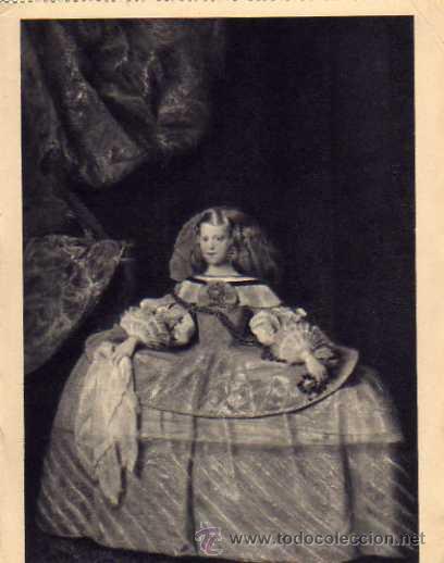 Postales: VEL&acute;AZQUEZ MUSEO DEL PRADO LA INGANTA MARGARITA MAR&Iacute;A DE AUSTRIA HAUSER Y MENET SIN CIRCULAR