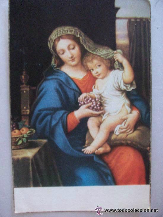 Postales: POSTAL DE LA VIRGEN DEL RACIMO , MUSEO DEL PRADO