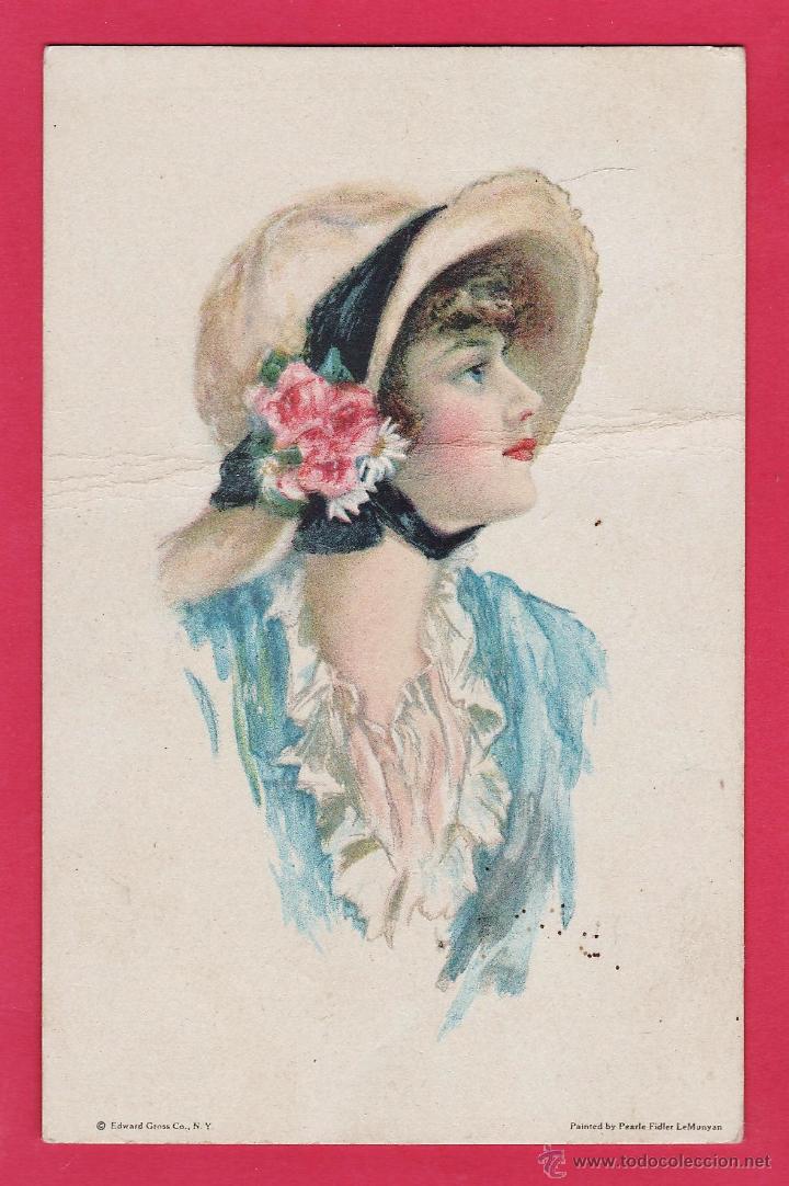 Postales: american girl n&ordm; 97 - il. p. fidler - ed, edward gross - escrita - pricipios s. xx