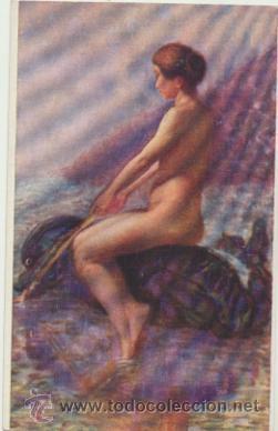 Postales: A.Muhberg.- Blaue Fluten. - Foto 1