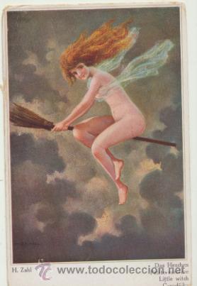 Postales: H.Zahl.- Peque&ntilde;a bruja. - Foto 1