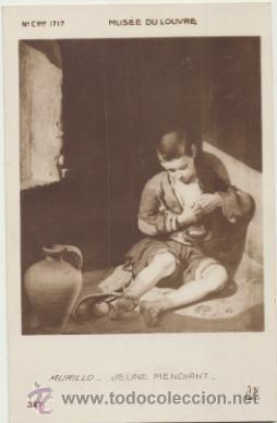 Postales: Mus&eacute;e du Louvre. Murillo .Jeune mendiant. - Foto 1