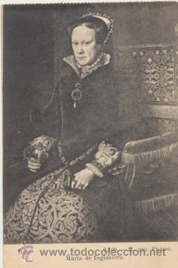 Postales: Moro.- Mar&iacute;a de Inglaterra. M. del Prado. - Foto 1
