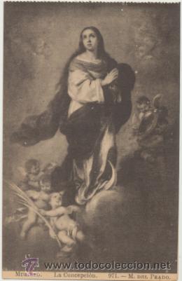 Postales: Murillo.- La Concepci&oacute;n. M. del Prado. - Foto 1