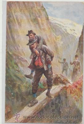 Postales: Postal Inglesa.- In The Alps. - Foto 1