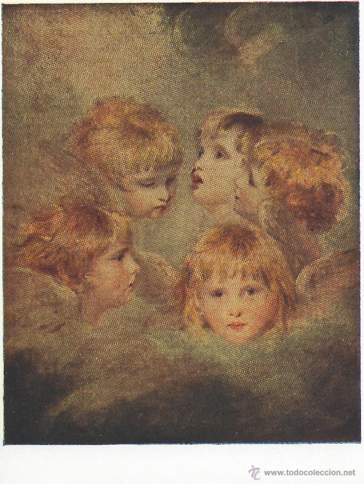 Postcards: TATE GALLERY 182-SIR JOSHUA REYNOLDS-HEADS OF ANGELS