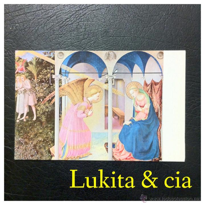 Postcards: POSTAL N&ordm; 15 - FRAY ANGELICO - LA ANUNCIACI&Oacute;N - MUSEO DEL PRADO - EDICIONES ART&Iacute;STICAS OFFO.