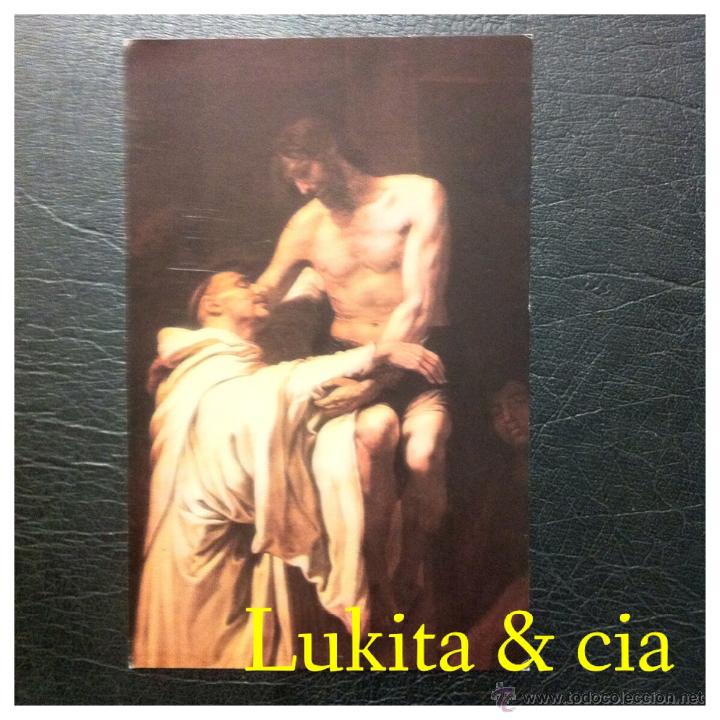 Postales: POSTAL N&ordm; 2804 - RIBALTA - CRISTO ABRAZADO A SAN BERNARDO - MUSEO DEL PRADO.