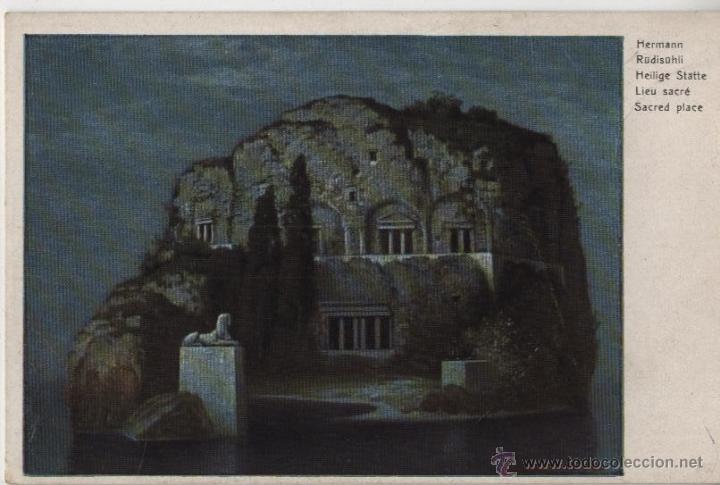 Postales: Postal Hermann Rudisuhli. Sacred Place