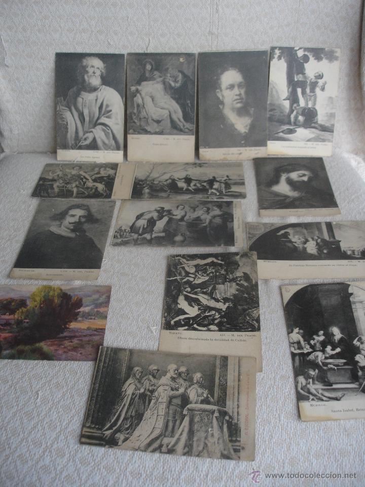 Postales: Lote  postales Arte Museo del prado - Foto 1