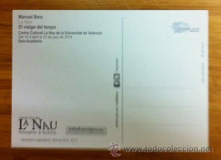 Postales: MANUEL BOIX - EL VIATGE DEL TEMPS - Foto 2