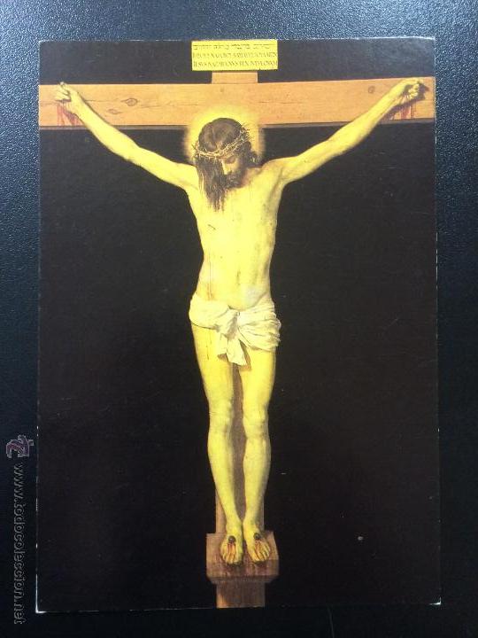 Postales: POSTAL VELAZQUEZ- CRISTO CRUCIFICADO - SILEX P-159 - MUSEO DEL PRADO.
