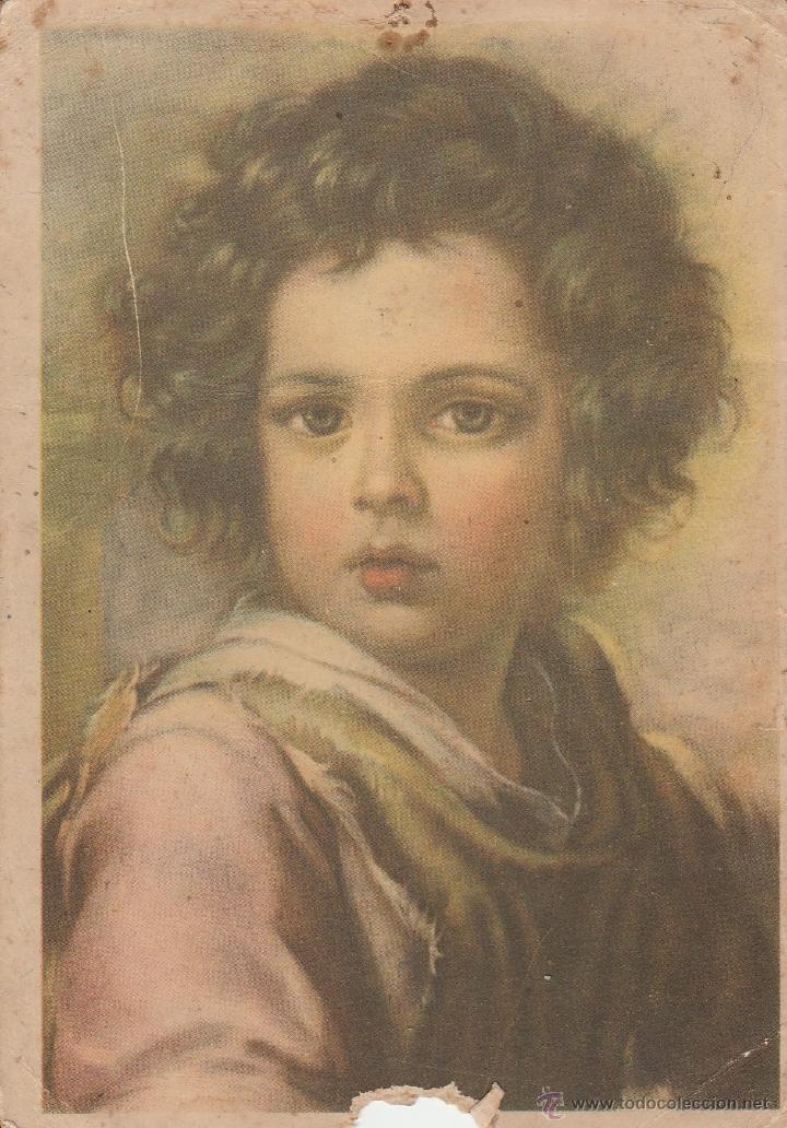 Postales: N&ordm; 13935 POSTAL EL DIVINO PASTOR MURILLO MUSEO DEL PRADO