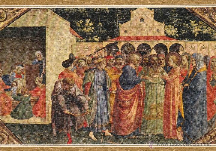 Postales: N&ordm; 15992 POSTAL FRA ANGELICO MUSEO DEL PRADO FRAGMENTO DE LA ANUNCIACION
