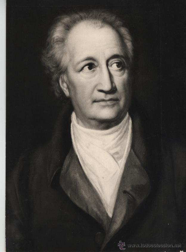 Postales: Postal Goethe, 1828 - Foto 1
