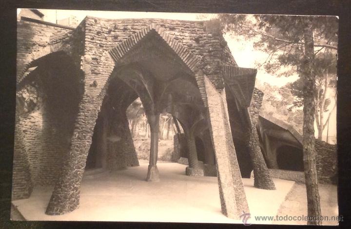 Postales: POSTAL CRIPTA DE LA COLONIA G&Uuml;ELL 1908-1914. GAUD&Iacute;. FOTO. ALEU. ARCHIVO AMIGOS DE GAUD&Iacute;.