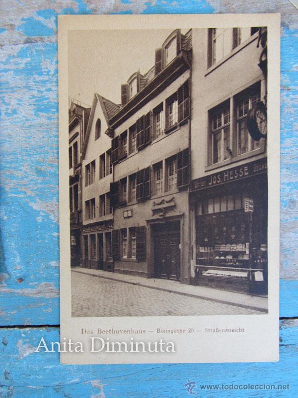 Postales: ANTIGUA POSTAL DE BEETHOVEN - SU CASA - EN PERFECTO ESTADO - NO CIRCULADA - HOTOGRAVUR SIEGBURG -