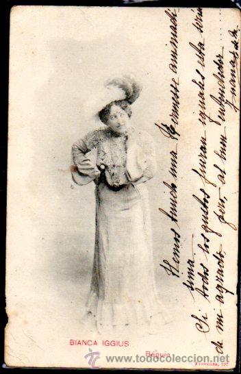 Postales: TARJETA POSTAL DE LA ACTRIZ BIANCA IGGIUS