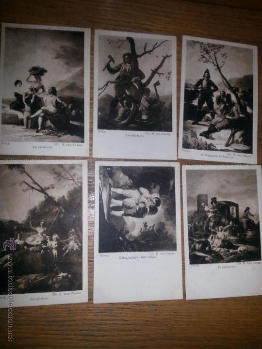 Postales: 6 POSTALES, GOYA, J. ROIG - Foto 1